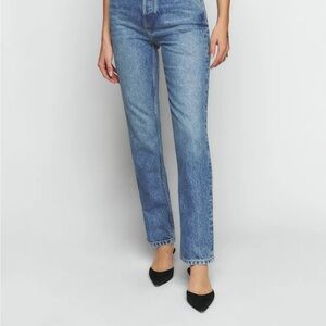 Reformation Cynthia High-Rise Straight Jeans